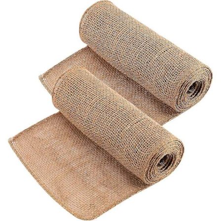 2 Pak Naturlige Jute Burlap Træbeskyttelses Wraps - 7.8" 9.8' Vinterplanter Wrap Træstamme Beskyttelses Wrap Buskplanter Frostsikring Bandage 