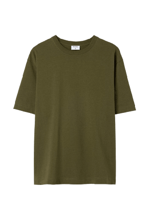 Filippa K Heavy Crewneck Tee T-shirts Herr Grön L