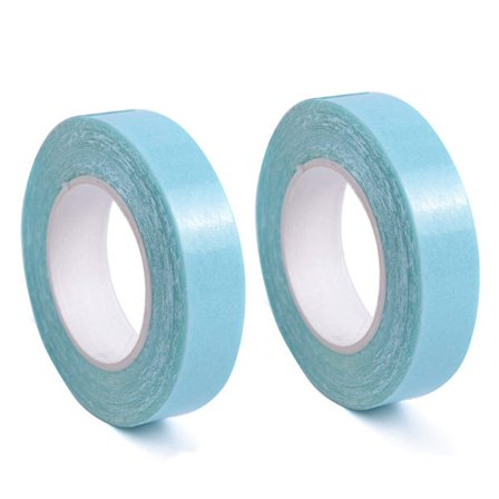 2 Ruller Hårforlængelsestape Dobbeltsidet Klæbebånd til Hårforlængelser Parykker Toupee