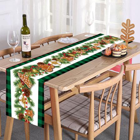 Christmas Tree Pine S Safflor Bord Cover Dekor
