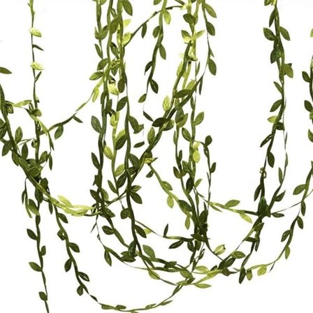 Guirlande Grønne Blade blad 10 m - 2 stk.