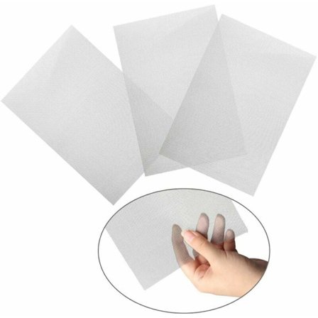 (20X15cm 3 stk sølv)Metallnett nettingfiltreringsfolie, finmasket netting for å forhindre mus, insekter, slanger, mygg