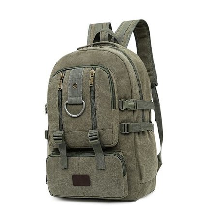 Udendørs rejse vandring retro rygsæk - grøn