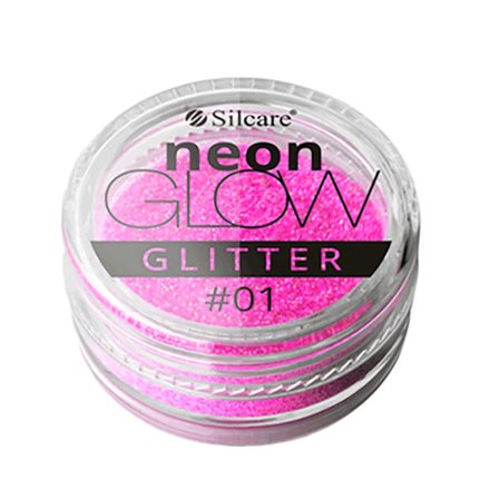 Nagelglitter - Neon Glow glitter - 01 3g