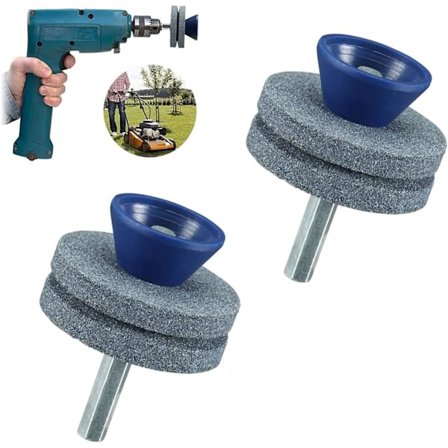 2 dubbla lager gräsklipparbladsslipare, slitstark gräsklippare