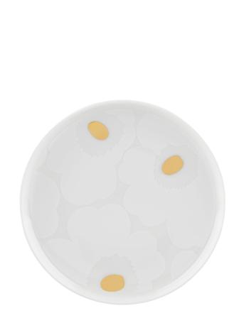 Unikko Plate 13,5Cm Home Tableware Plates Small Plates Hvit Marimekko Home*Betinget Tilbud