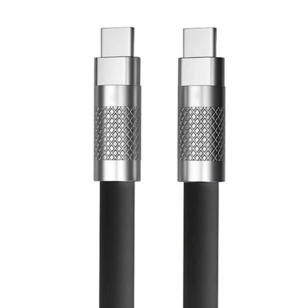 2m Supersnabbladdning USBC-Lightning kabel svart