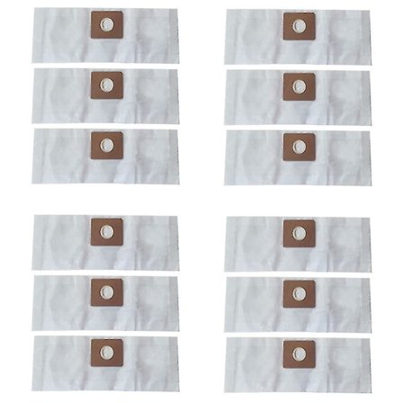 12-pack 1,5 gallons pappersdammpåse kompatibel med Shop Vac 1-1,5 gallons engångsfilterpåse 90667 (LGL)