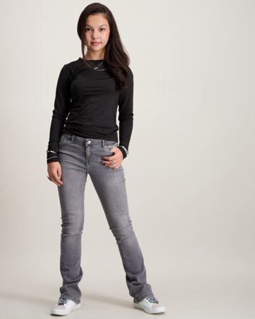 Kids ONLY CHARLIE FL DNM Grå Jeans Jente - Kids Brand Store