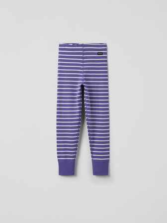 Hose gestreift - 104 - kinderbekleidung - purple - Polarn O. Pyret