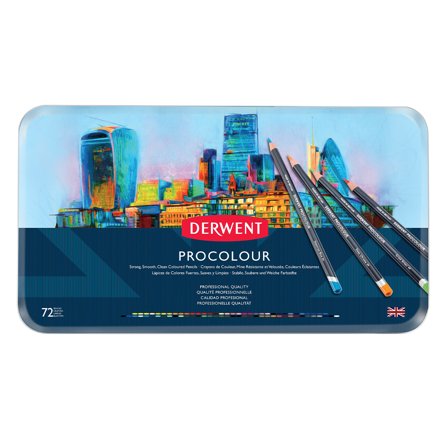 Derwent Procolour Fargeblyanter 72-sett