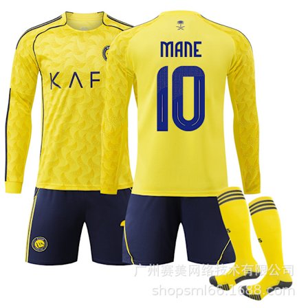 Al Nassr Hjemmedrakt 25/26 - Langermet Trøye & Bukse med Sokker