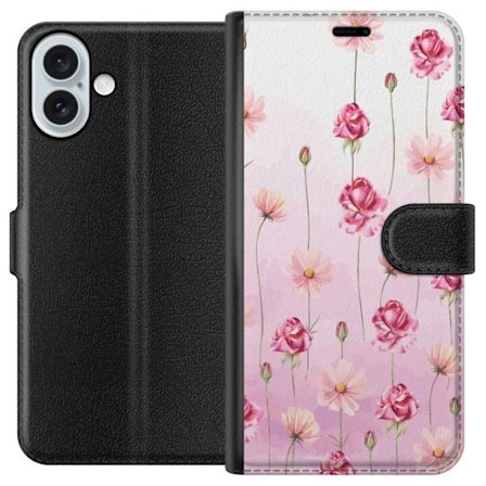 Yhteensopiva Lompakkokotelo Apple iPhone 16 Plus Rose Petal Whisper