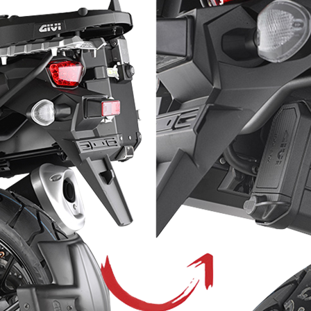 Kit de Montaje Givi TL S250Caja de Herramientas - Suzuki DL 1000 V-Strom 2017-2019