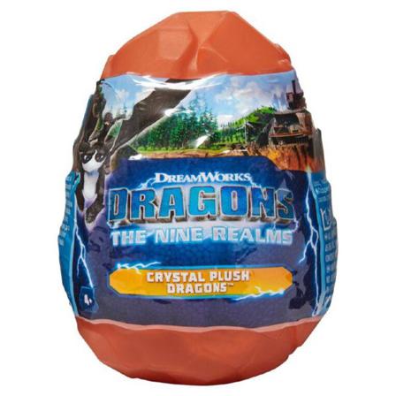Dragons Crystal Plush Mjukdjur I Ägg Orange Orange