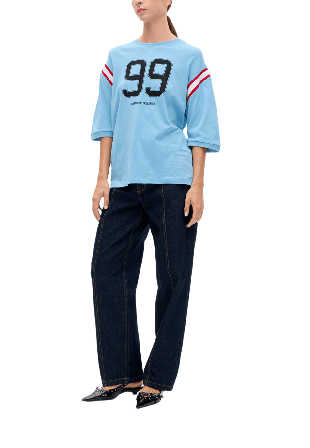 Baum und Pferdgarten July T-shirt T-shirts Dam Blå S