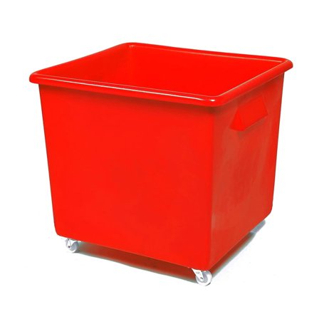 Bottle skip, 620x670x615 mm, 185 L, red