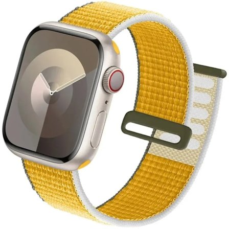 Nylon Loop Armband för Apple Watch Armband 49mm Ultra2 44mm 40mm 45mm 41mm 46-42mm Armband för iwatch armband Serie 9 8 se 7 6 5 4 10