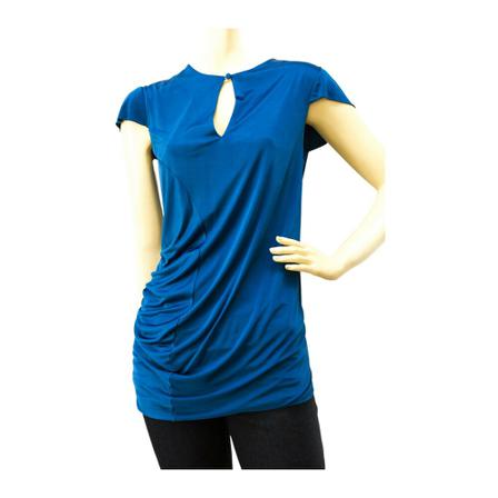 Alexander McQueen Pre-owned Asymmetric Fabulous top Blå, Dame