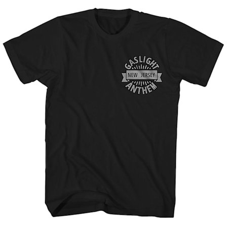 The Gaslight Anthem T Shirt New Jersey Balanced Skull & Heart The Gaslight Anthem Shirt