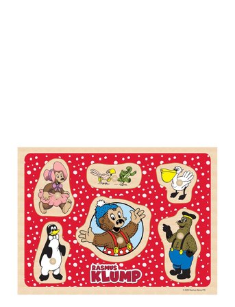 Rasmus Klump - Knoppuslespil I Træ Patterned Barbo Toys