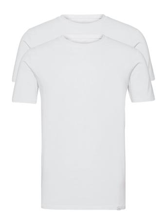 Les Deux Basic T-Shirt - 2-Pack T-shirts Short-sleeved Valkoinen Les Deux