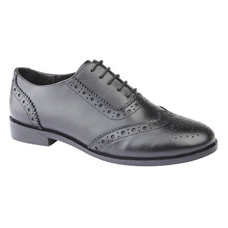 Cipriata Dam/Dam Violetta Läder Brogue Oxford Skor 3 UK
