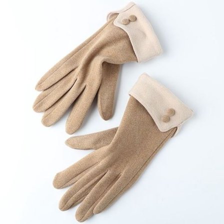 Handsker - Damehandsker - Vinterhandsker til damer - Touchscreen-kompatible - Grå