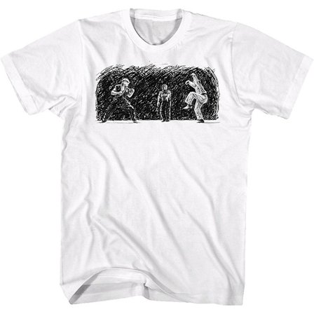 Daniel vs Johnny Sketch Karate Kid T-shirt