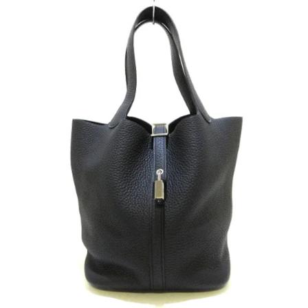 Hermès Vintage Pre-owned Leather handbags svart, Dam Vintage Väskor, Dam, Storlek: ONE SIZE