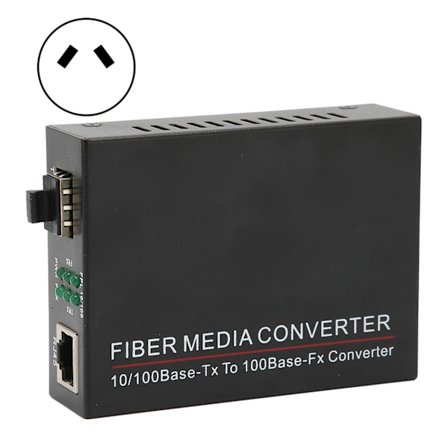 Fiber Transceiver Holdbar TBC‐MC3300E‐SFP 100M SFP RJ45 Fiberoptisk Router 100‐240VAU Stik