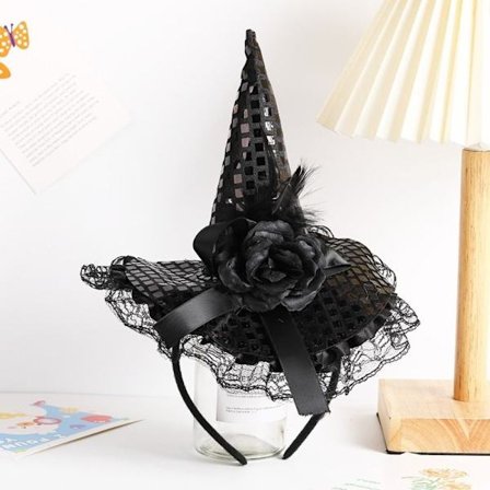 Hekselue Hårbøyle SVART