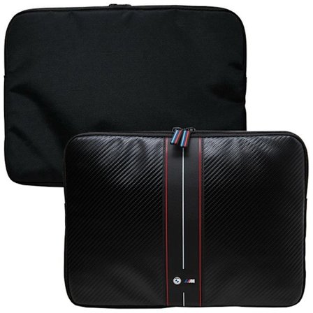 BMW Carbon & Red Stripe Bag for 16" bærbar PC - Svart
