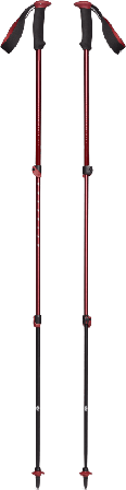 Black Diamond Trail Back Trek Poles Hiking poles Red OneSize