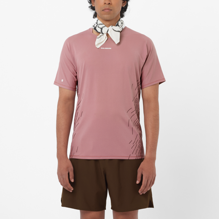 Salomon - T-shirt Sense Aero Ss Tee Gfx M