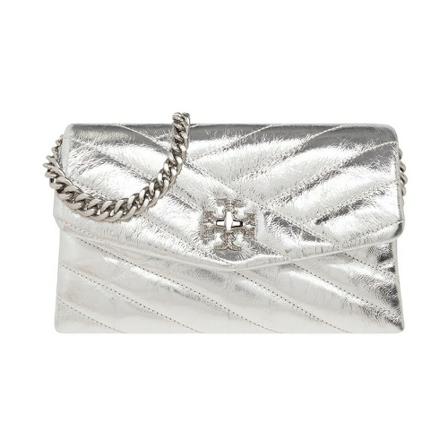 Tory Burch, Cross Body Bags Grijs, Dames, Maat:ONE Size,leer