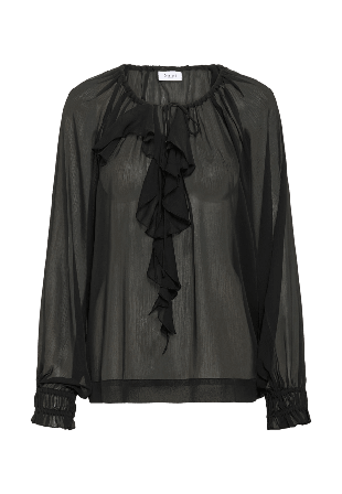 Saint Tropez LazieSZ Blouse Skjortor Dam Svart L