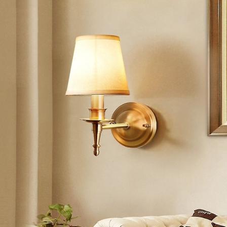 E27 Kobber Lampe 12x10.6x5.9 tommer Lys Luksus Vegglampe