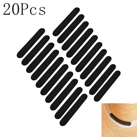 Cap storlek Reducer Hat Storlek klistermärke SVART - spot sales