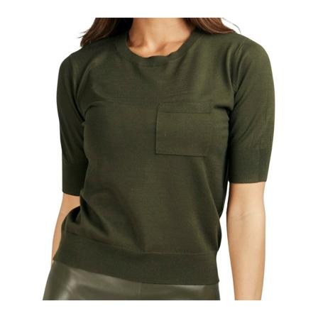 Max Mara T-Shirts grön, Dam, Dam, Storlek: L