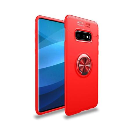 Samsung Galaxy S10e fodral med magnetiskt ställ - Röd Röd