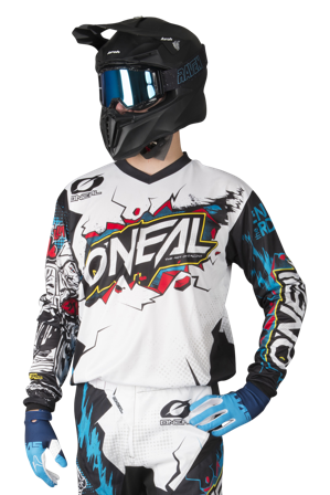 Crossshirt O'Neal Element Villain Weiß XL