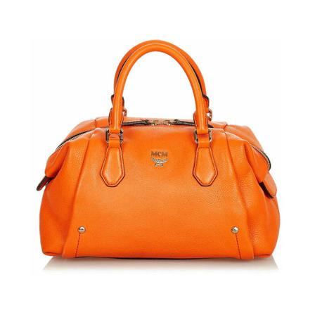 MCM Pre-owned, Pre-owned Handbags Oranje, Dames, Maat:ONE Size