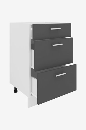 VCM - Skap Esilo 3 Drawers - Flerfarget - Hyller & oppbevaring - Fra Homeroom