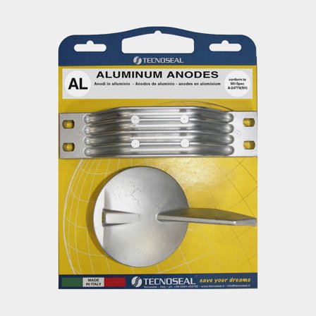 Aluminiumanodkit Tecnoseal, für Außenborder, passt Yamaha 150 - 200 PS - Boot