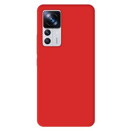 Röd silikonetui - Kompatibel med Xiaomi Mi 12T, Xiaomi Mi 12T Pro