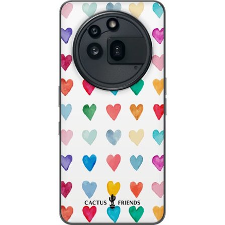 Yhteensopiva Puhelinkuori Nothing Nothing Phone (3a) Pro Cactus and Friends - Watercolor Love Grid