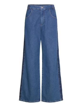 Two-T D Denim Jeans Designers Jeans Wide Blue Stella Nova