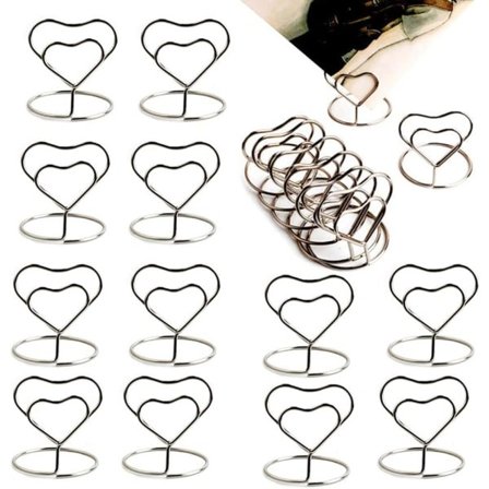 IC 20ST Memo Clip, Foto Clip Memo Holder, Foto Memo Card Holder, Metall Clip Bordskorthållare, Memo Clip Foto Hållare, Memo Holder Message Clips, för