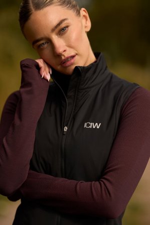 ICANIWILL - Essential Insulated Vest Black - Dame - ICIW